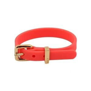 Marc by Marc Jacobs Neon Infra Red Silicone Buckle Bracelet